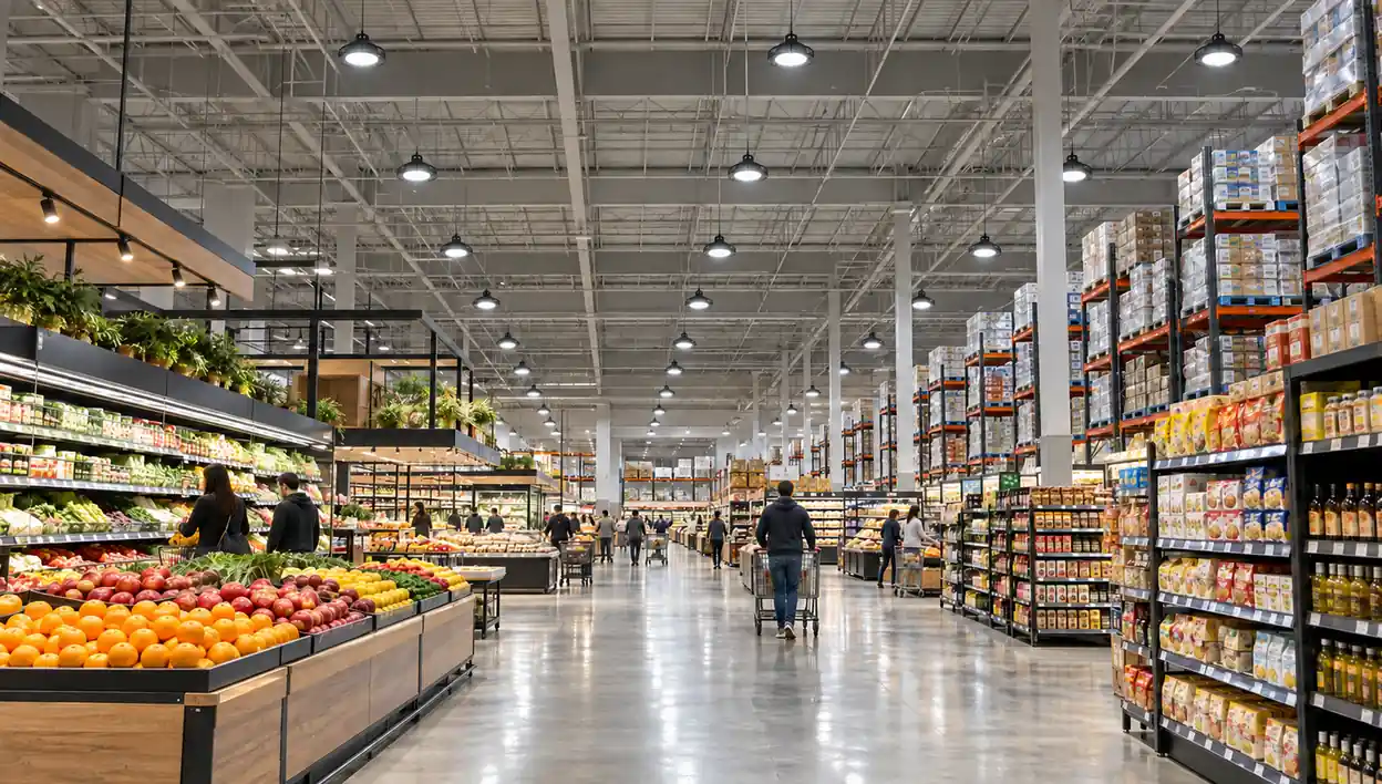 Impression 2 S2-UFO high bay factory floor lighting | TPK Lighting