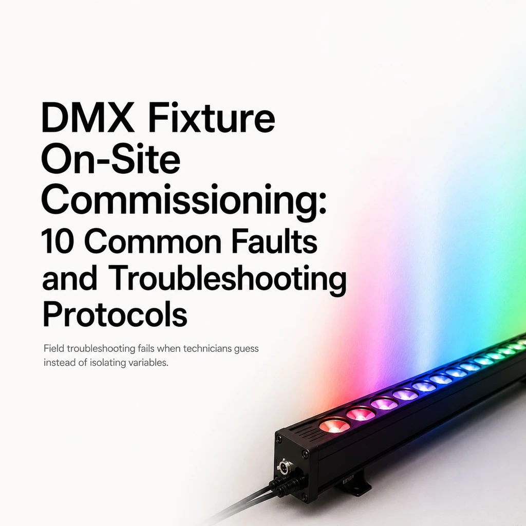 DMX Fixture On-Site Commissioning: 10 Common Faults and Troubleshooting Protocols