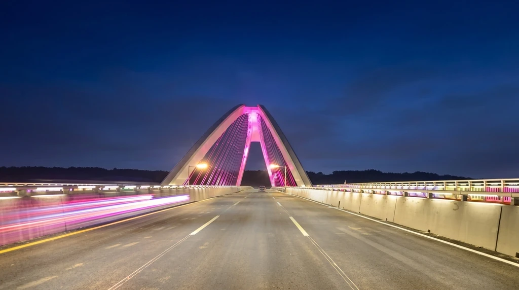 Mianyang Fujiang Bridge LED Lighting | Inclined Arch Bridge Illumination Engineering
