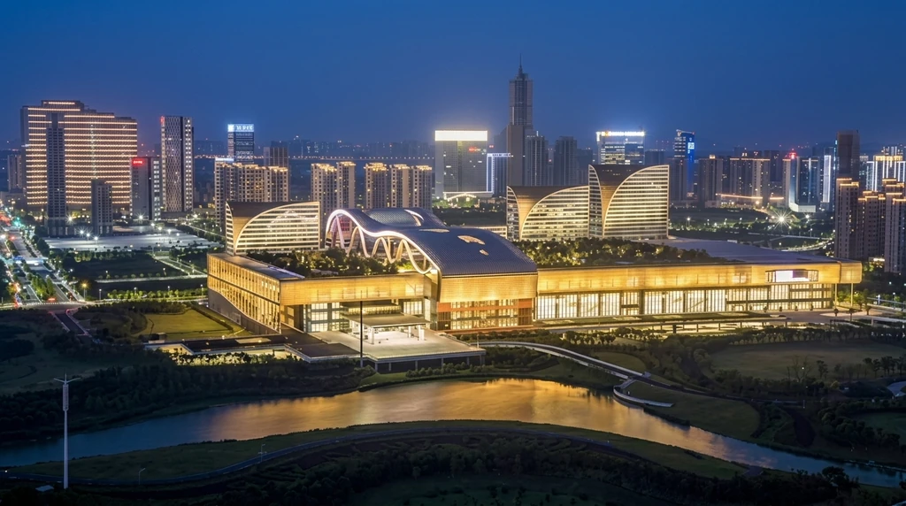 Hangzhou International Expo Center Facade Lighting