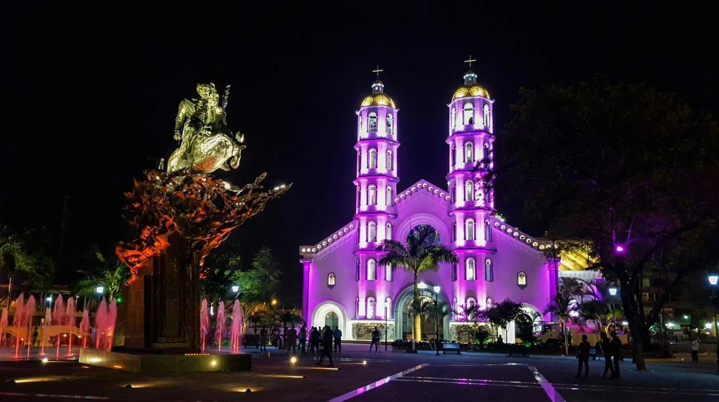 Portoviejo Cathedral Architectural Facade Lighting