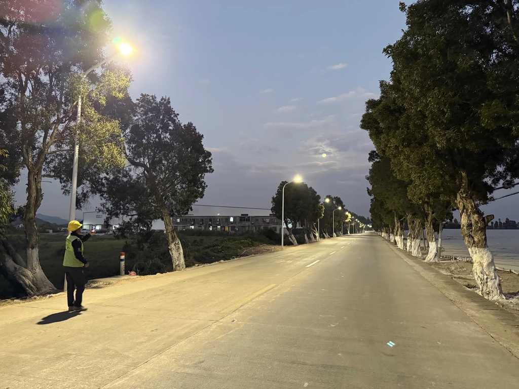 Road Lamp Project of Nanlang Village | Rural Road Lighting Project
