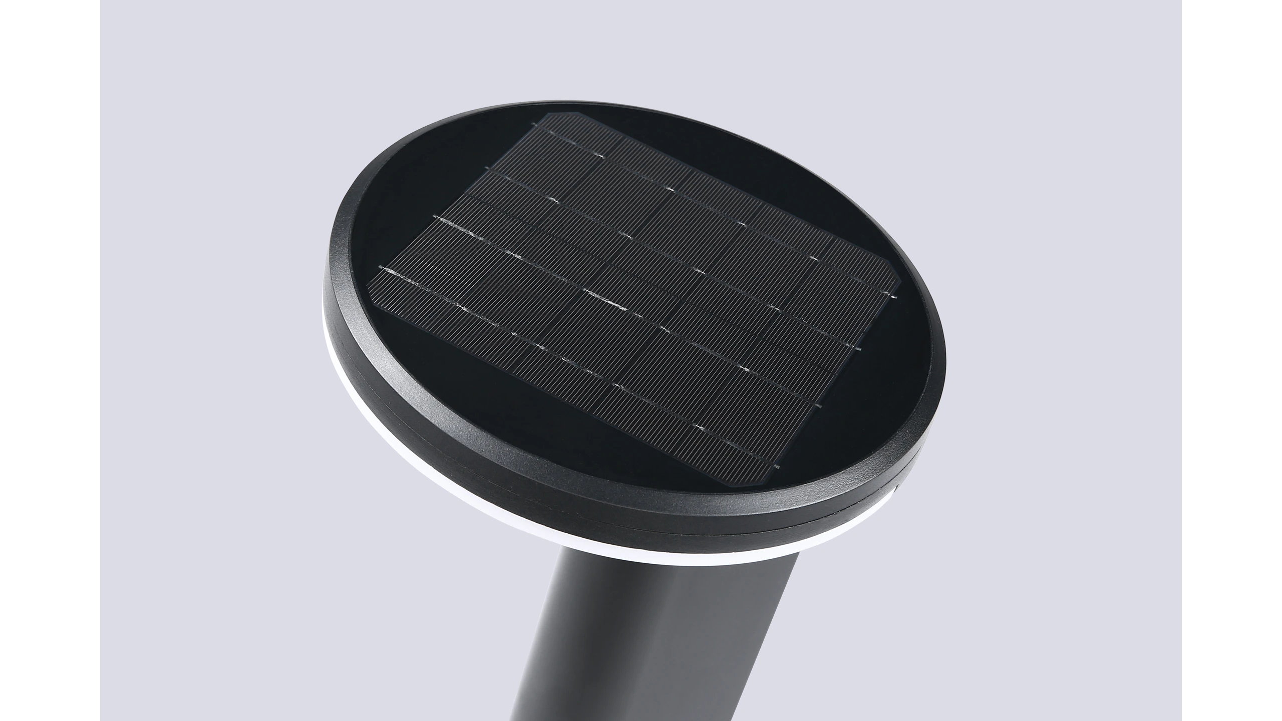 SLL-8804 solar bollard light top integrated monocrystalline PV disc