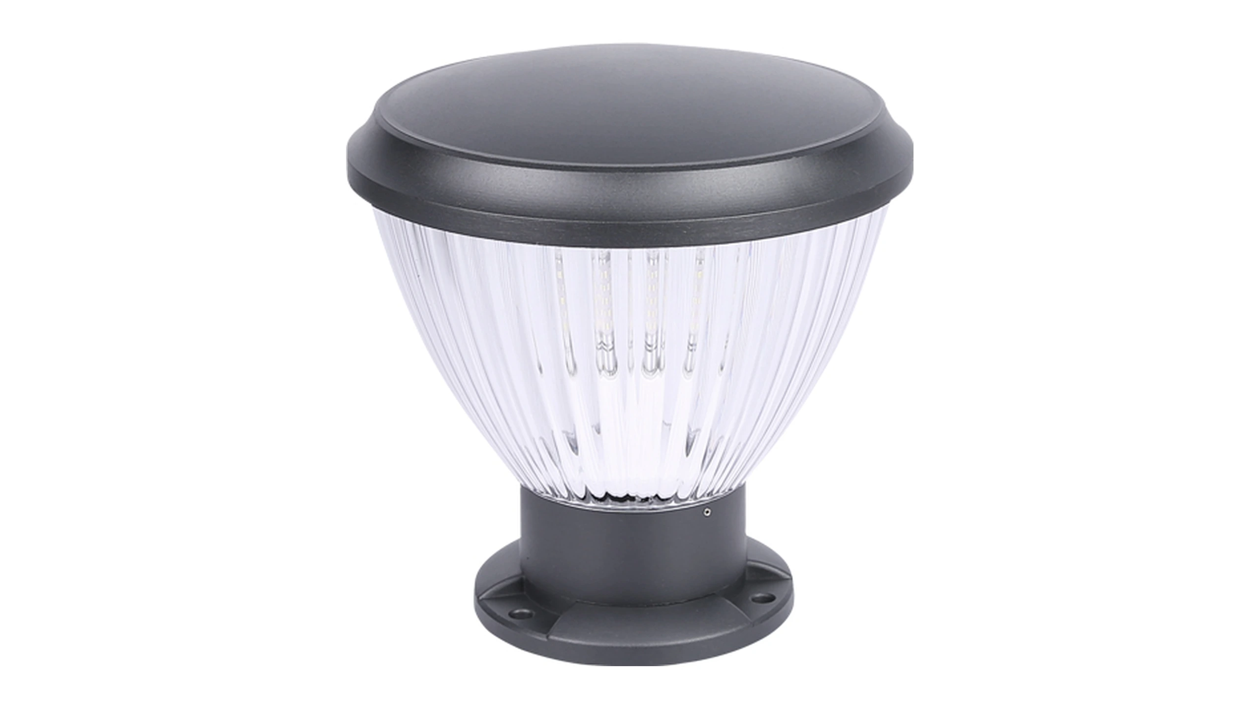 SPL-4104 AC hardwired mains black architectural pillar lantern