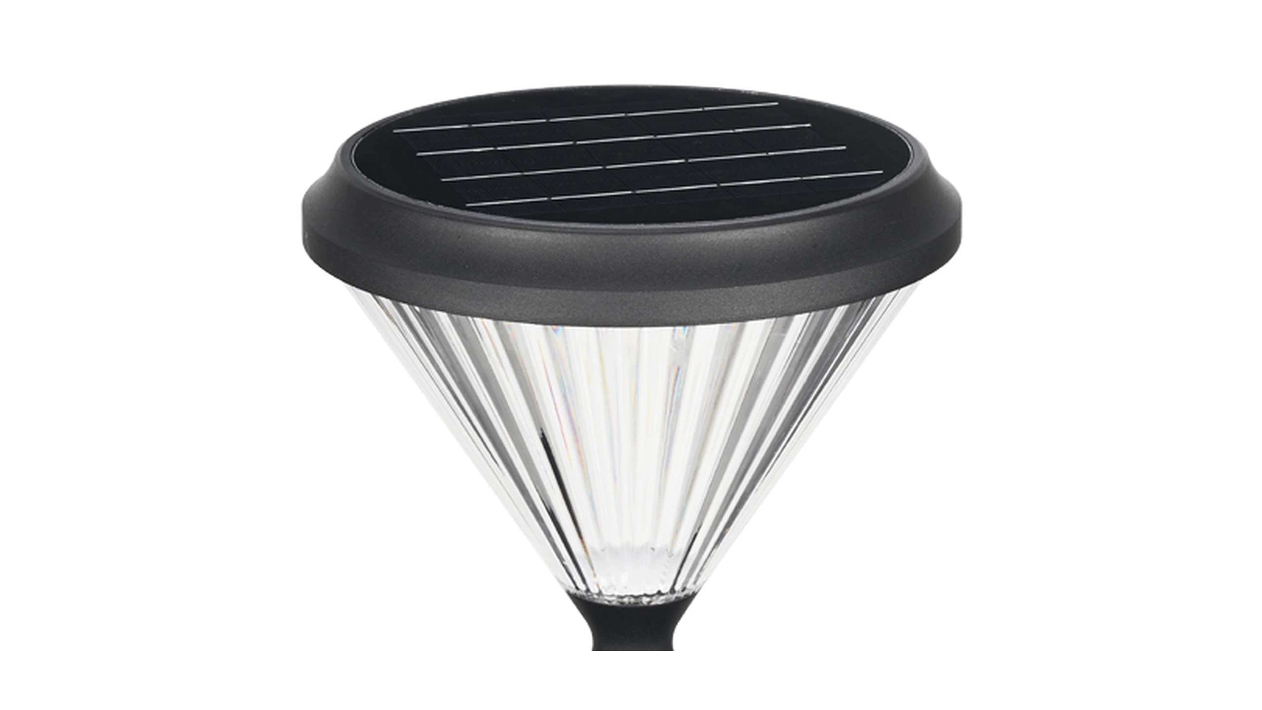 SPL-5405 faceted diamond optical chamber and top monocrystalline solar module
