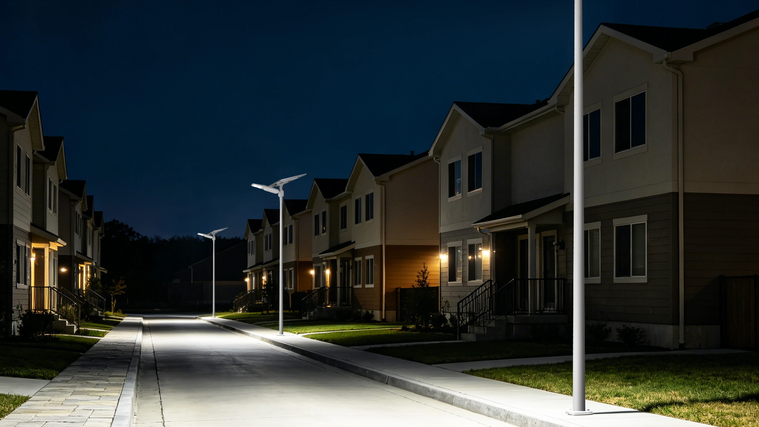 Municipal arterial expressway solar illumination application