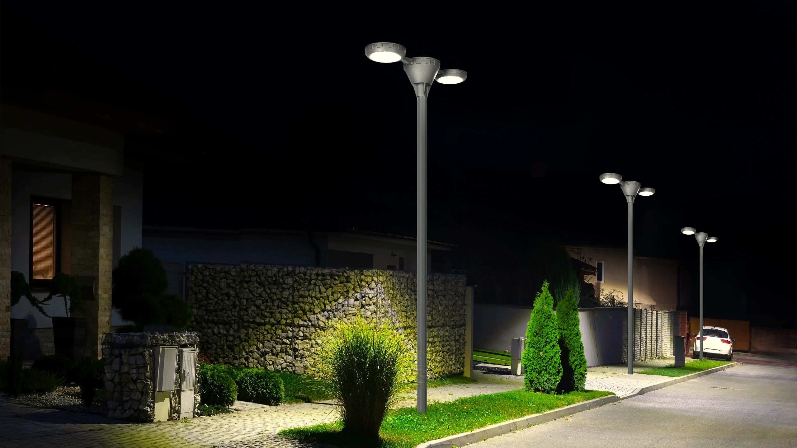 SSL-2005 pedestrian boulevard commercial application