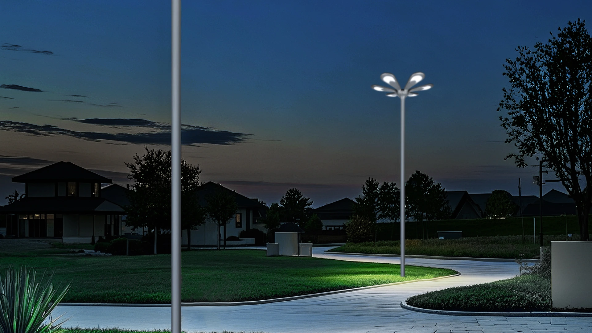 SSL-5105 civic plaza promenade commercial application