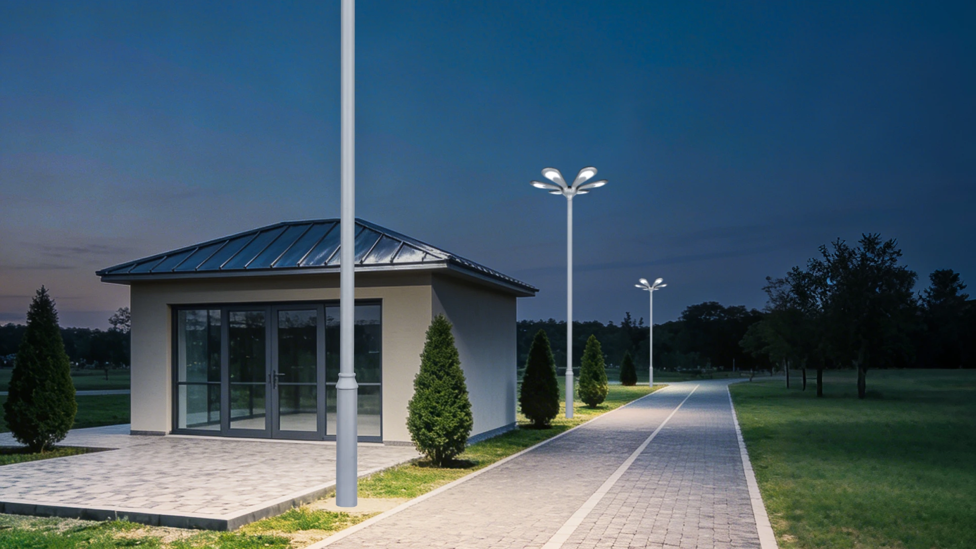 SSL-5105 resort waterfront walkway commercial application