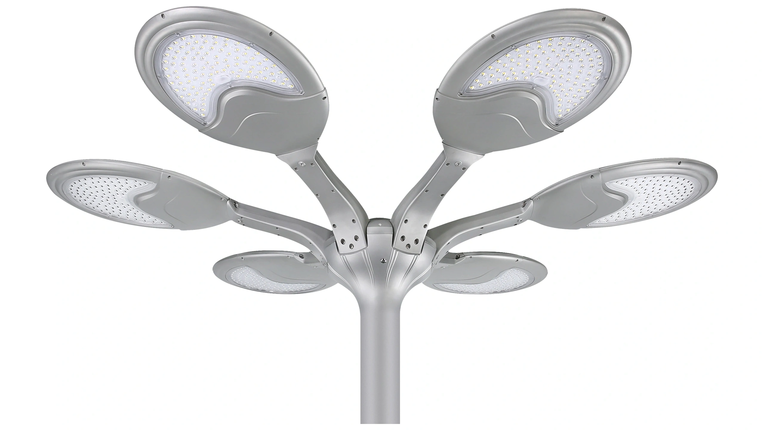 SSL-5109 Flourishing Lotus commercial solar and AC post-top architectural luminaire