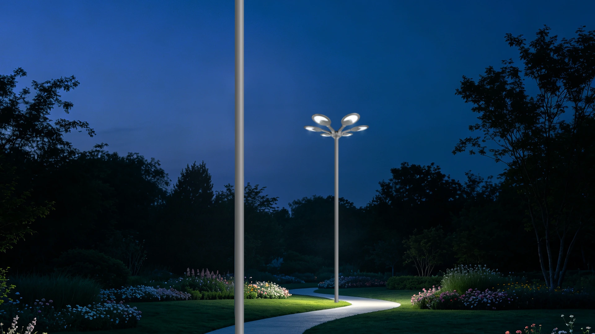 SSL-5109 public botanical park walkway commercial application