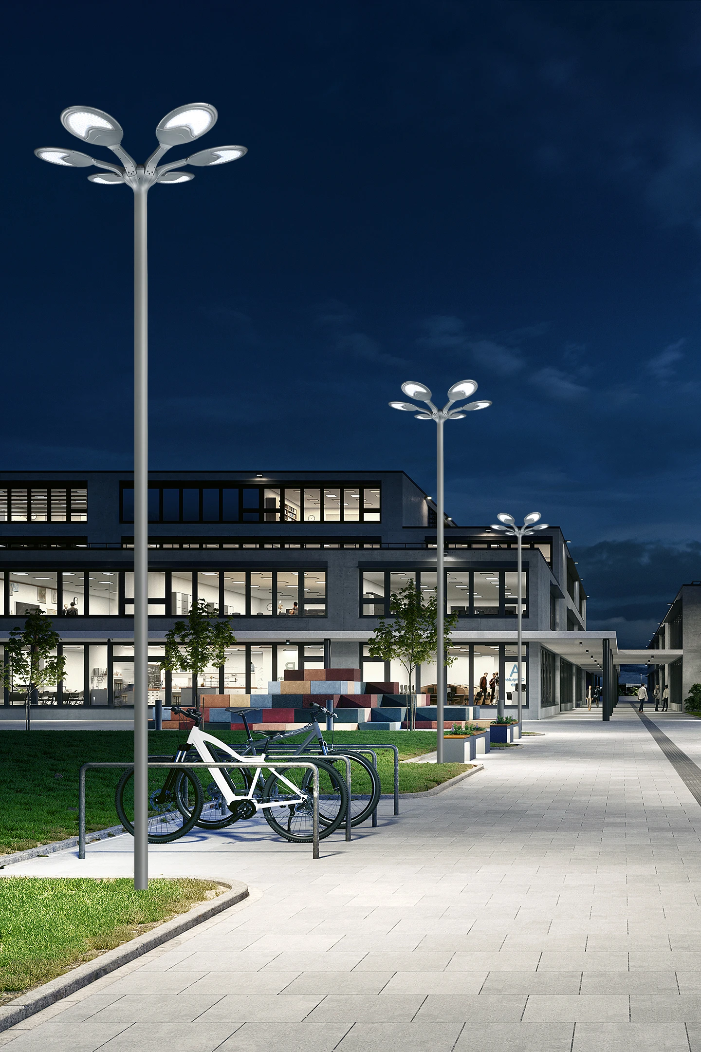SSL-5109 commercial avenue pedestrian boulevard night illumination | TPK Lighting