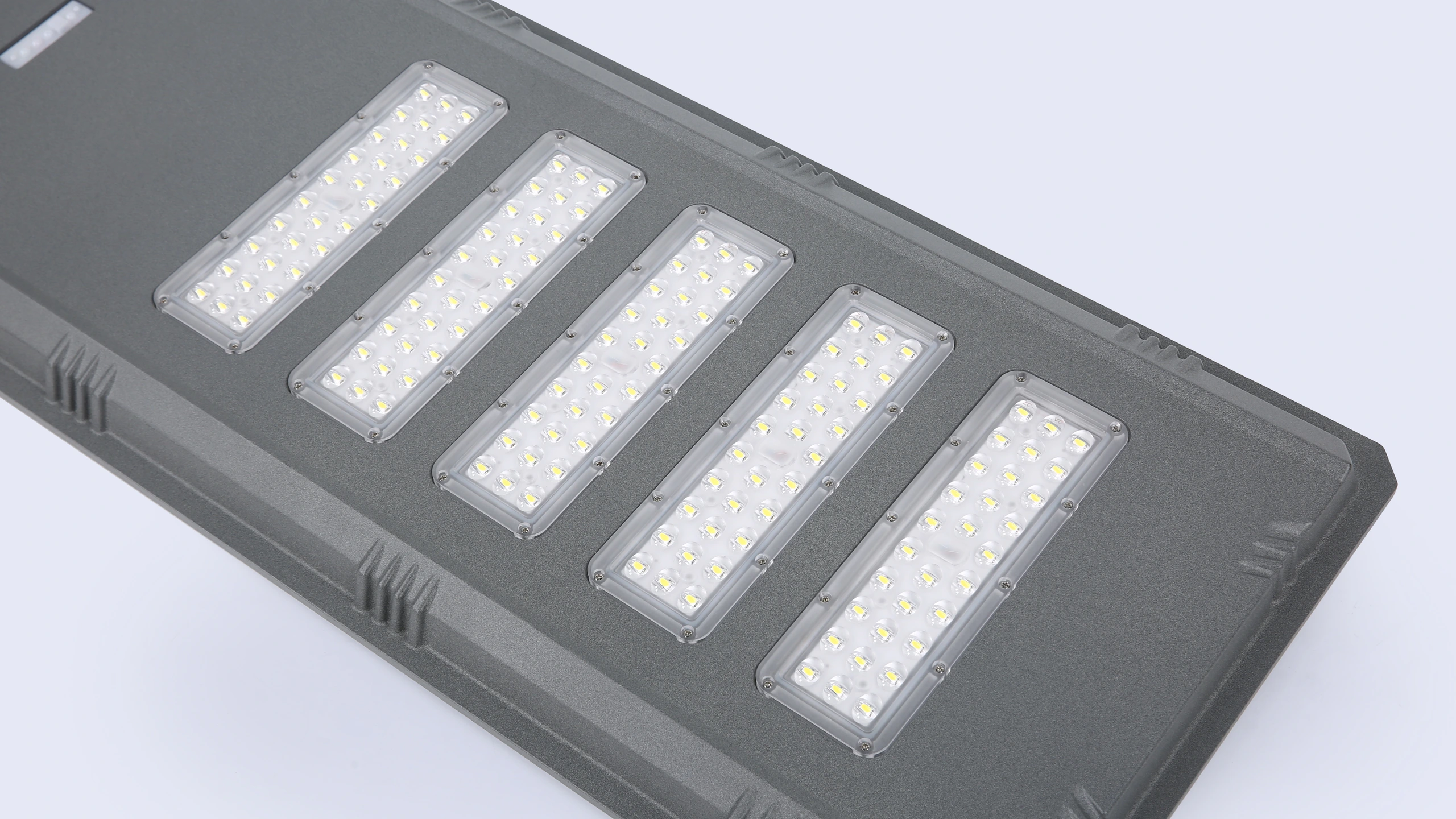SSL-8060 precision optical PMMA batwing roadway lens array detail