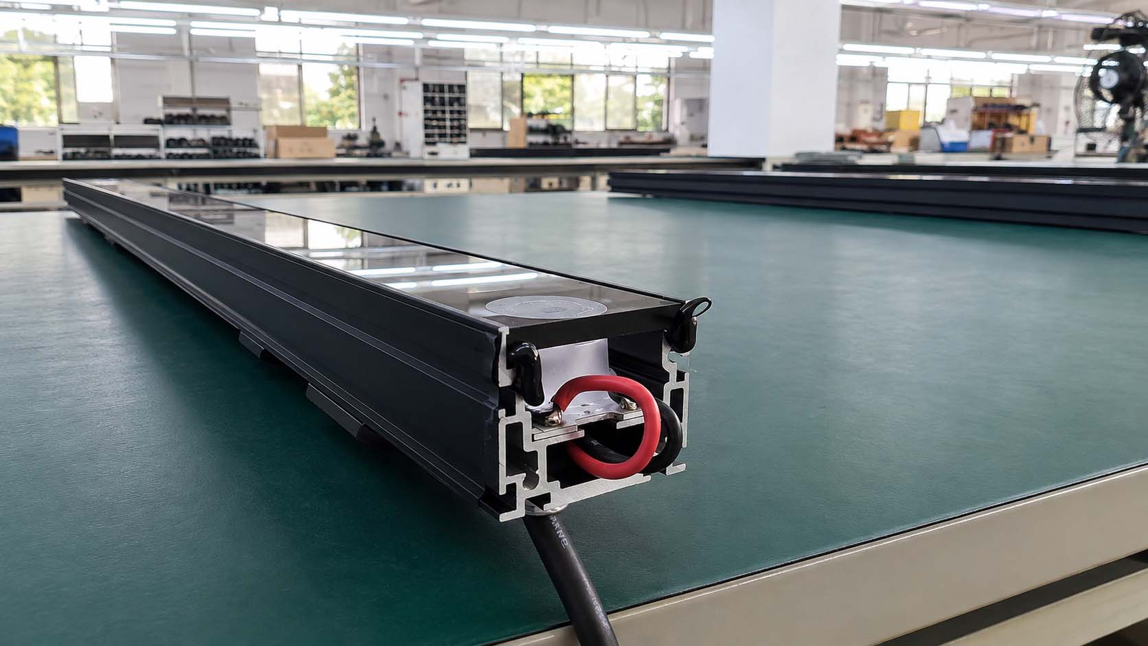 Glass end sealant backfilling