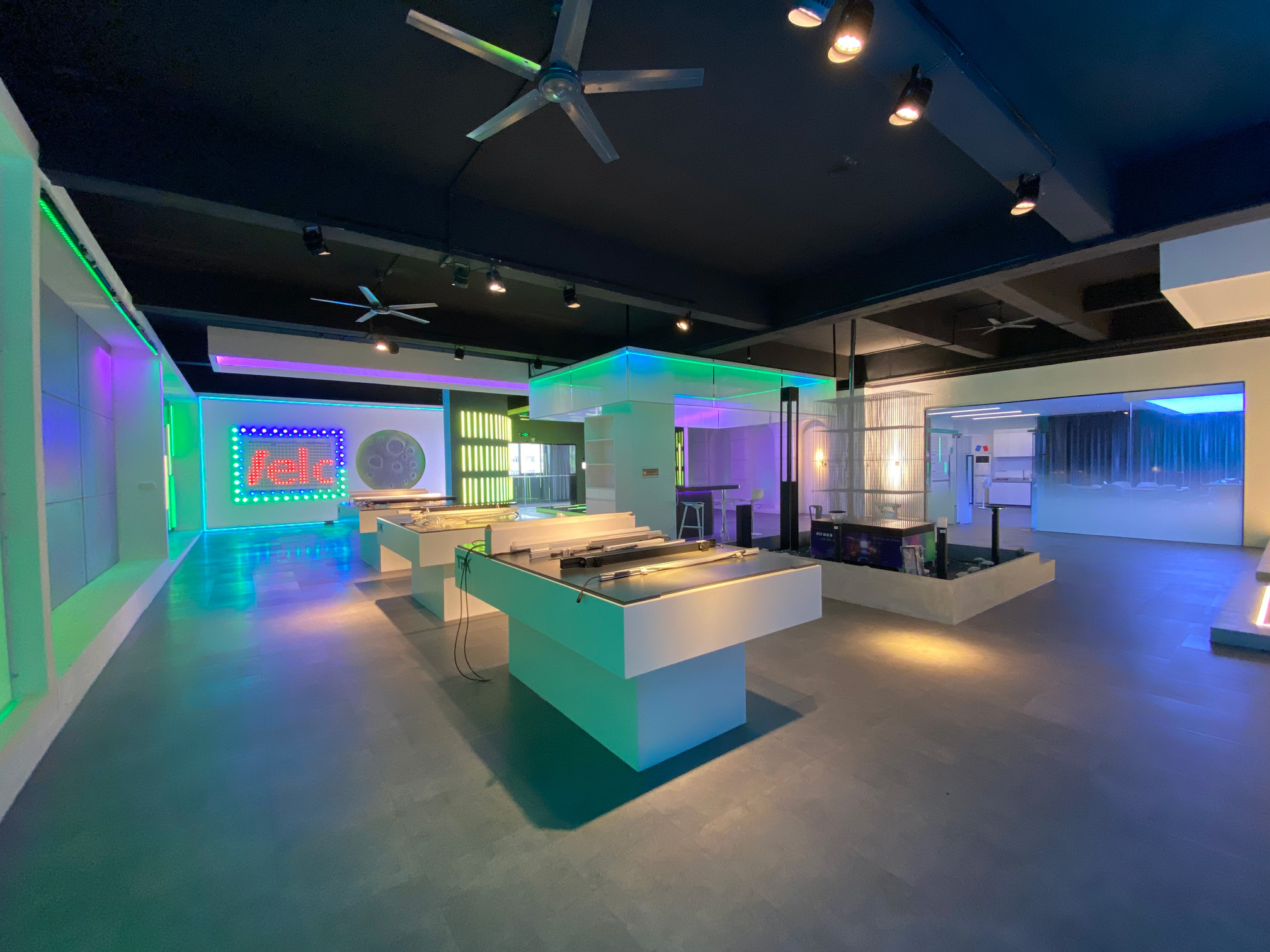 建筑照明与 DMX 系统展厅