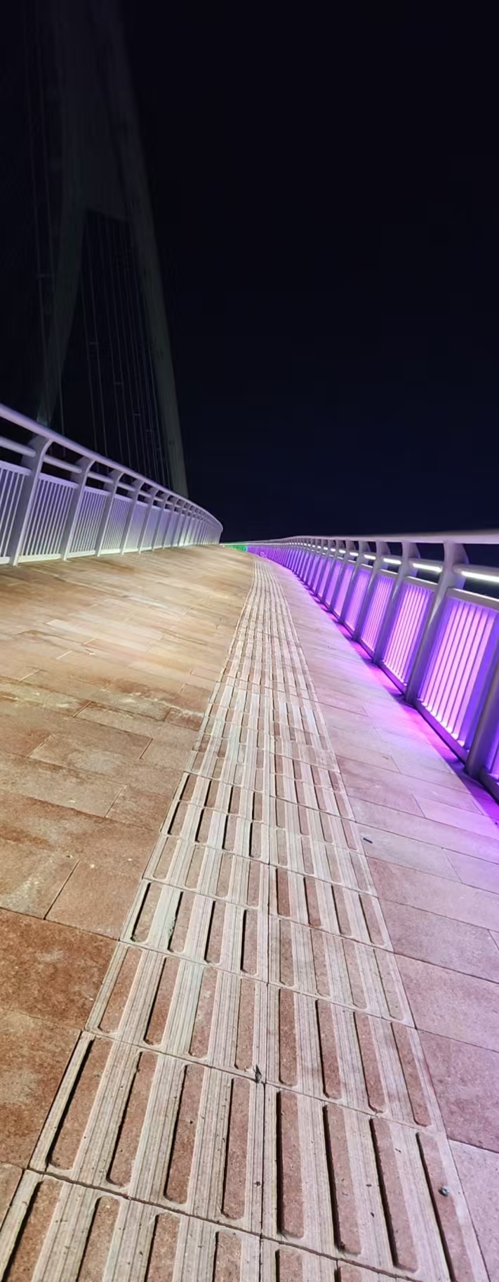 Bridge roadway lighting detail with controlled glare and calm fascia illumination by TPK Lighting