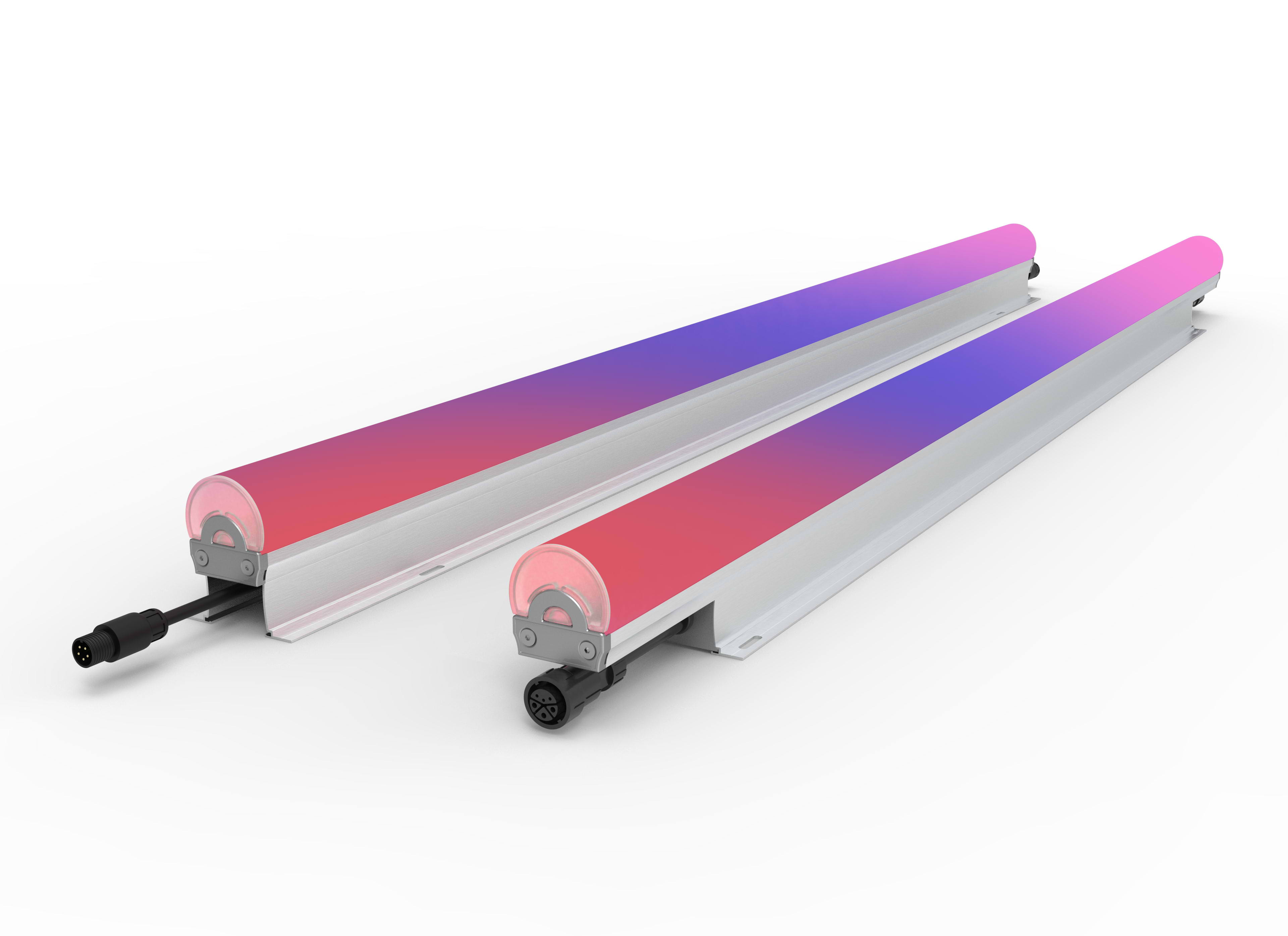LLS-OP-D50 7–32W IP66 ETL listed outdoor LED linear strip with UV-resistant double-extrusion PC diffuser