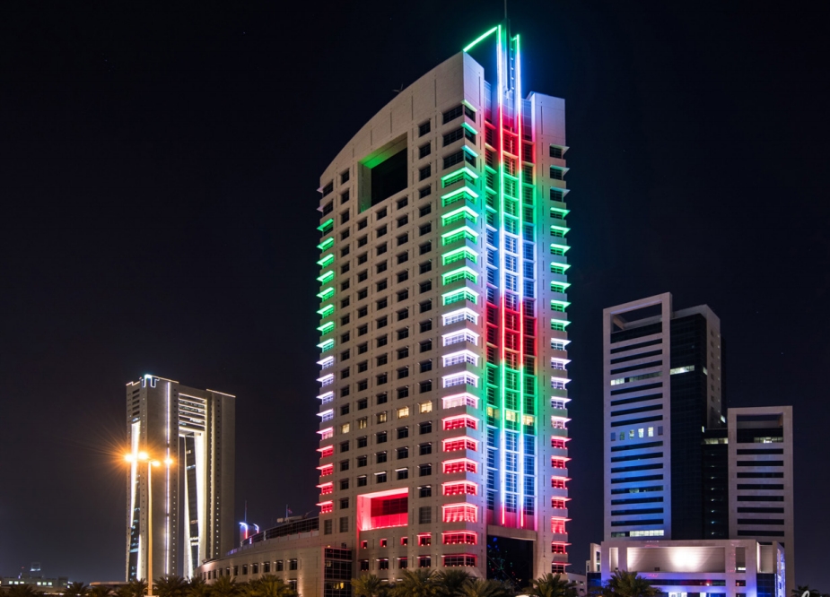 LLS-OP-D50 LED linear strip building outline lighting effect | TPK Lighting