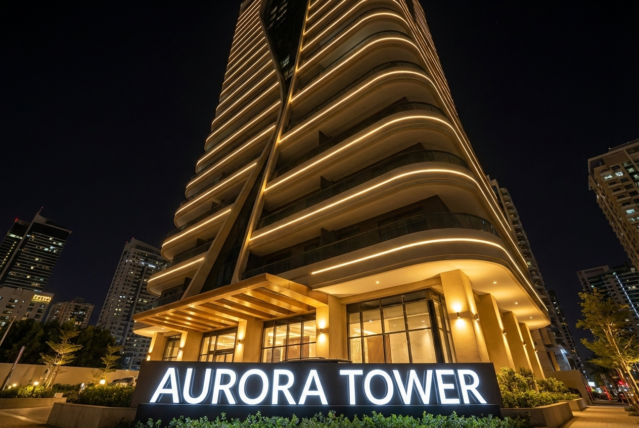 LED linear strip outdoor facade lighting impression | TPK Lighting
