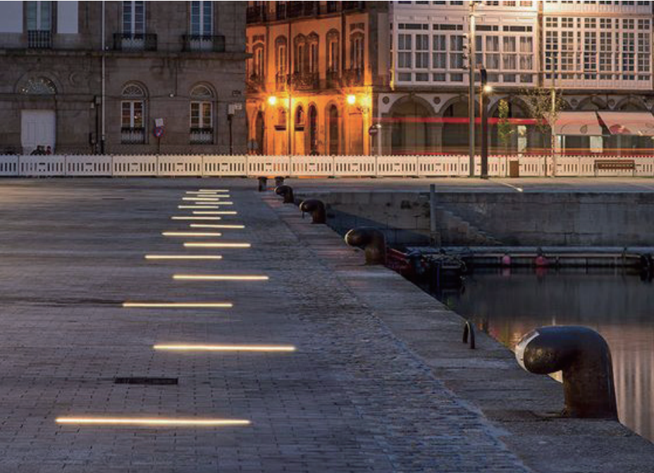Impression 3 LED Underground Light nightscape application | TPK Lighting