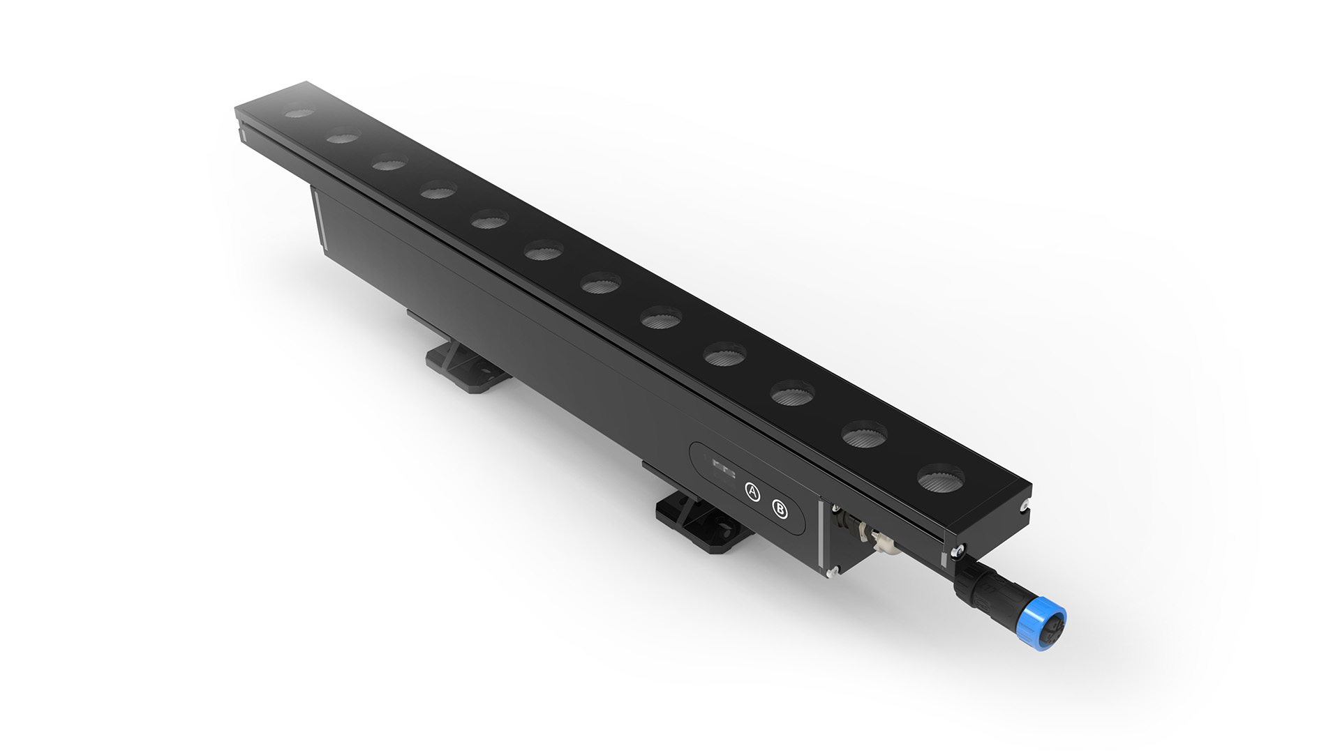 LWW-WZB-W55 18–65W IP66 ETL listed outdoor LED wall washer for architectural facade and bridge lighting