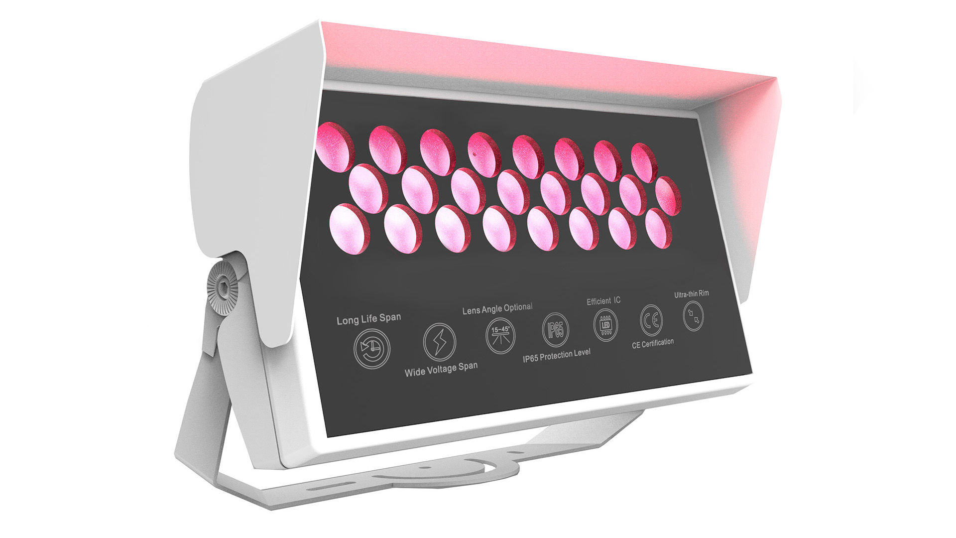 SP-DKP-F170 LED spot light side view