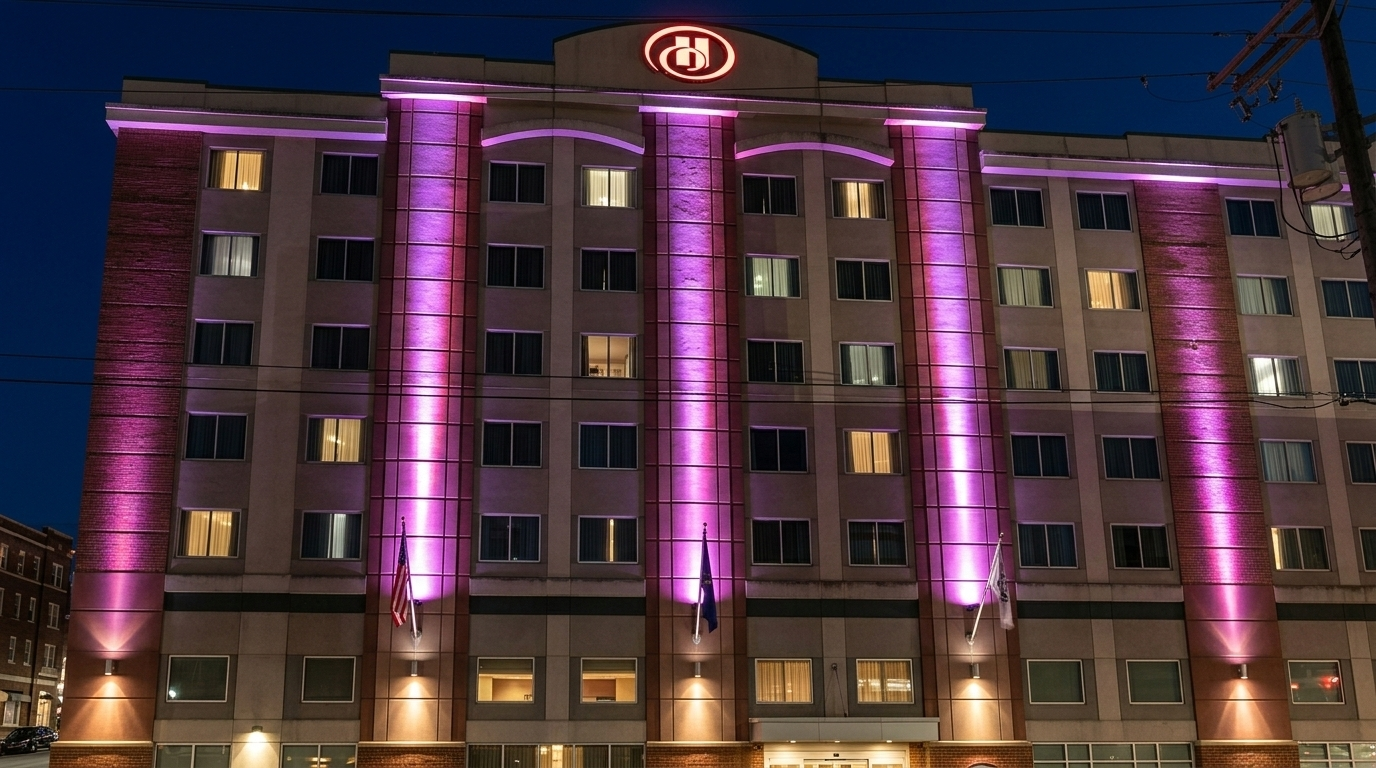SP-EA-R195 LED floodlight architectural lighting effect