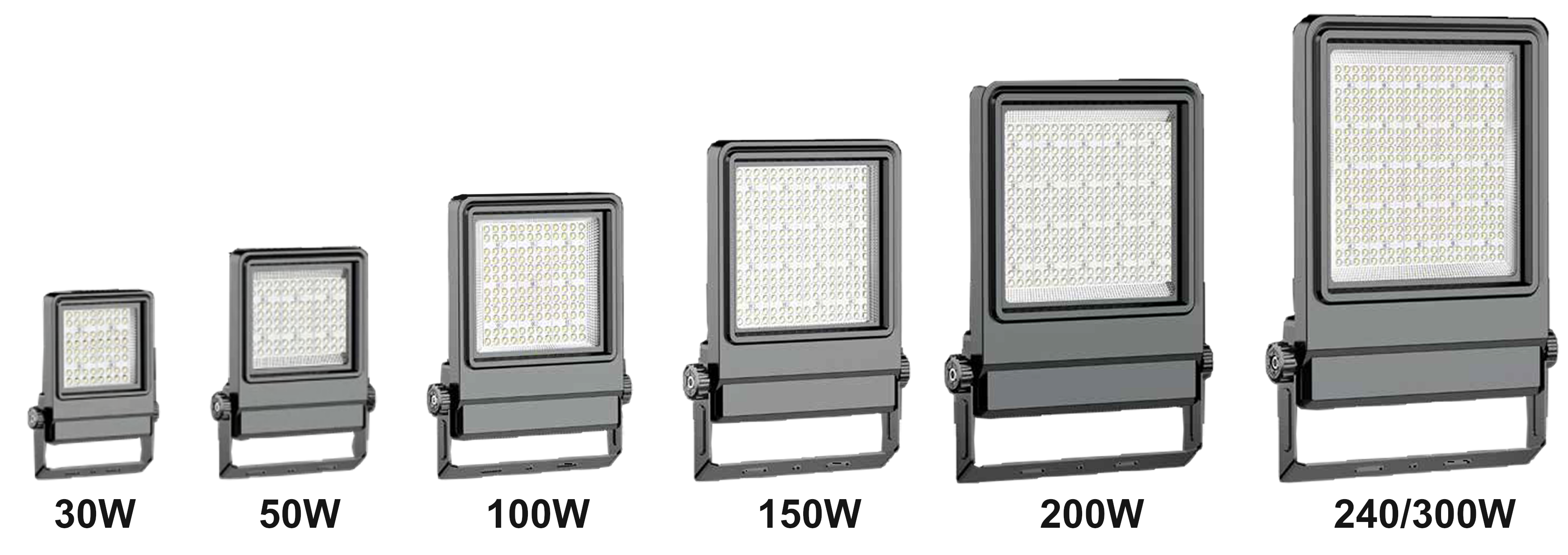 YXYDF2B 30W-300W IP66 LED narrow beam floodlight for architectural facade and landscape lighting