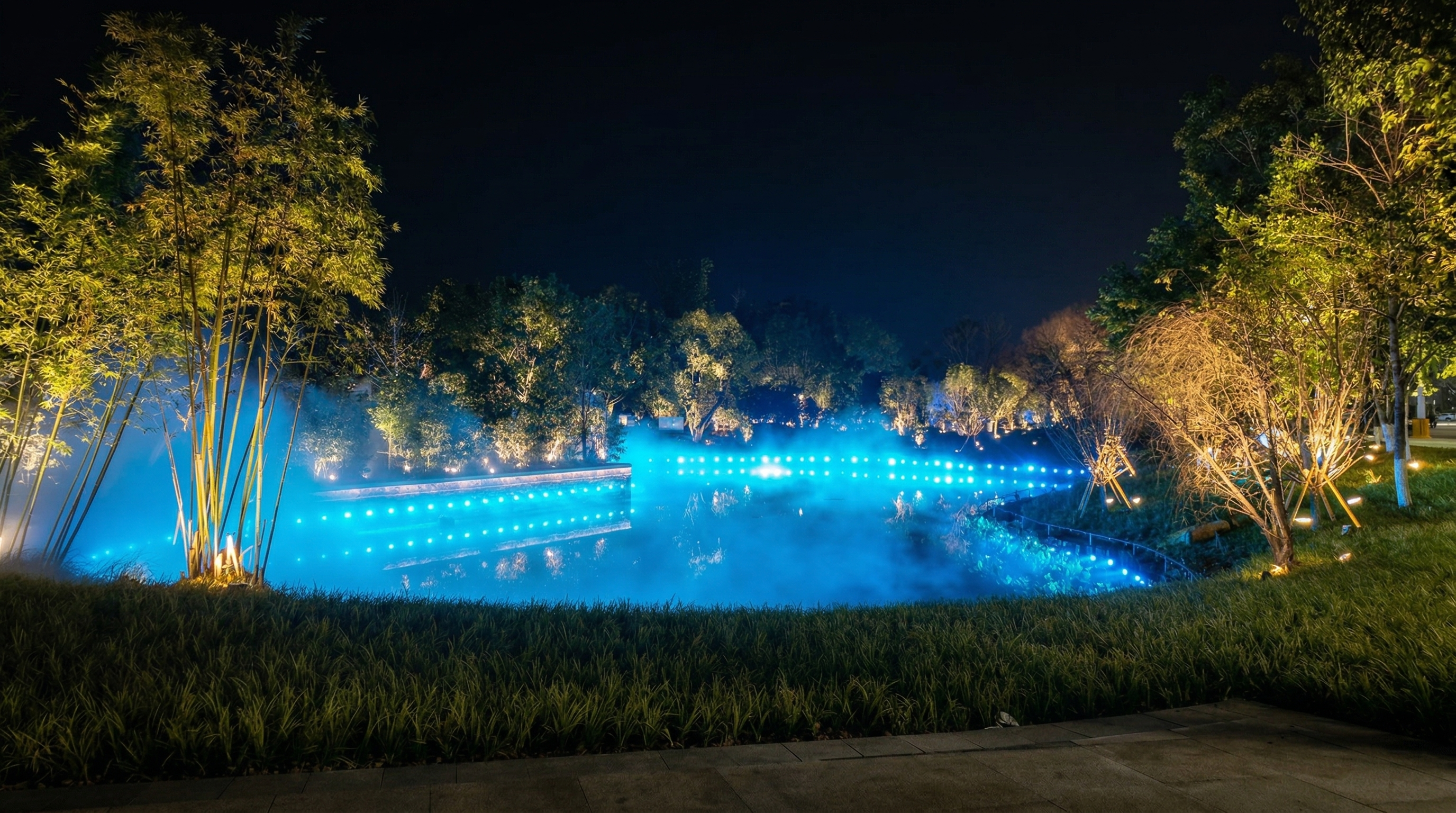 Cangnan Small Fishing Village commercial garden lighting and coastal landscape illumination