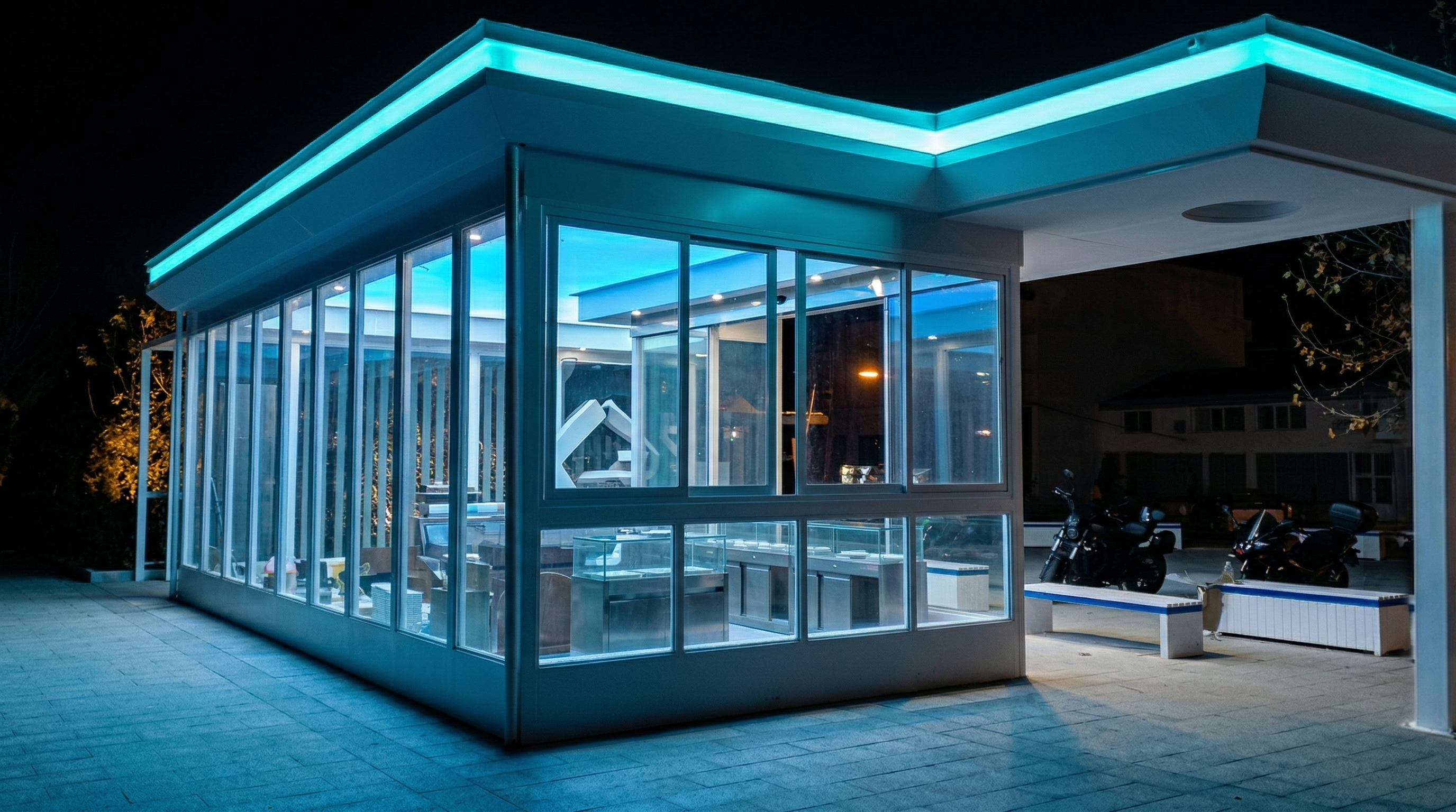 LED in-ground lamps and pathway lighting for landscape illumination