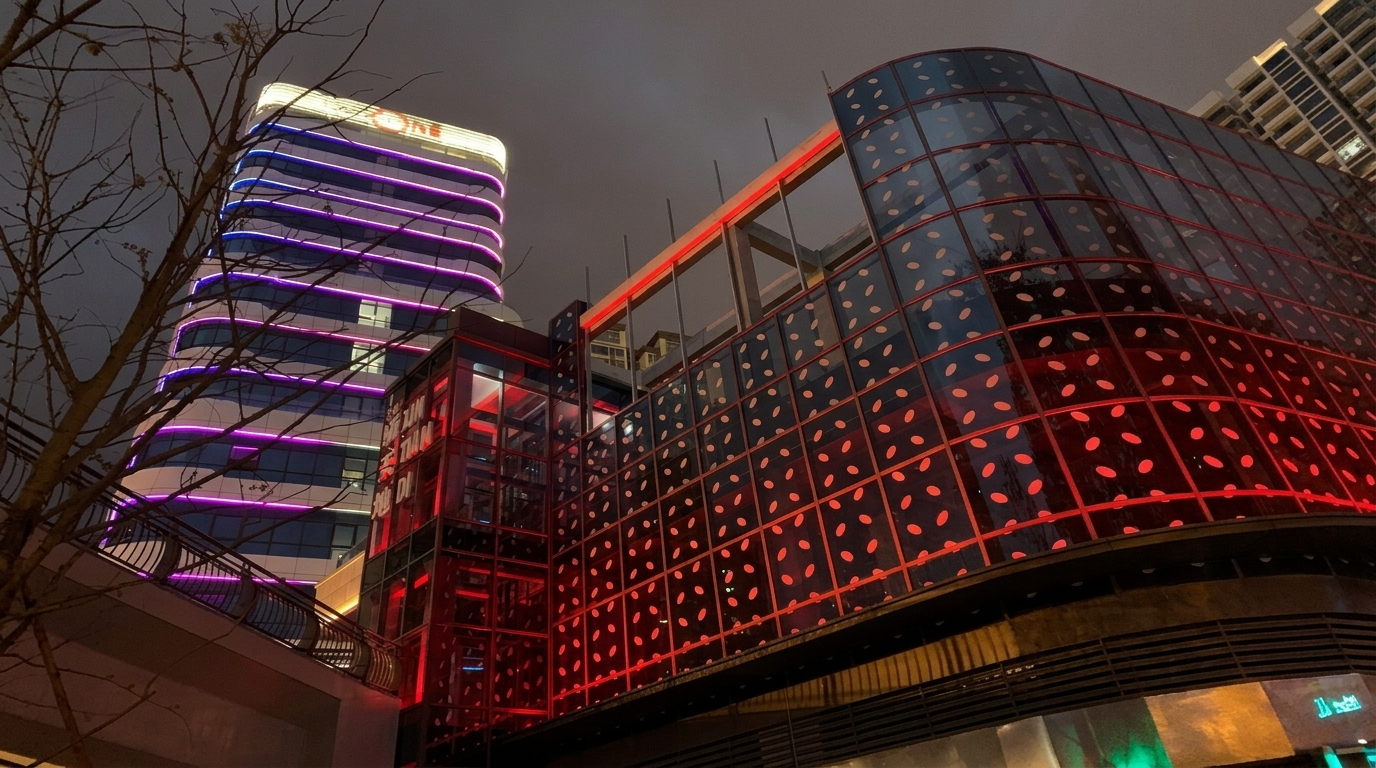 Mianyang Changhong International City high-rise facade lighting project in Sichuan