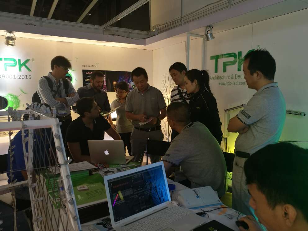 TPK Lighting booth at the 20th HKTDC Autumn Lighting Fair.