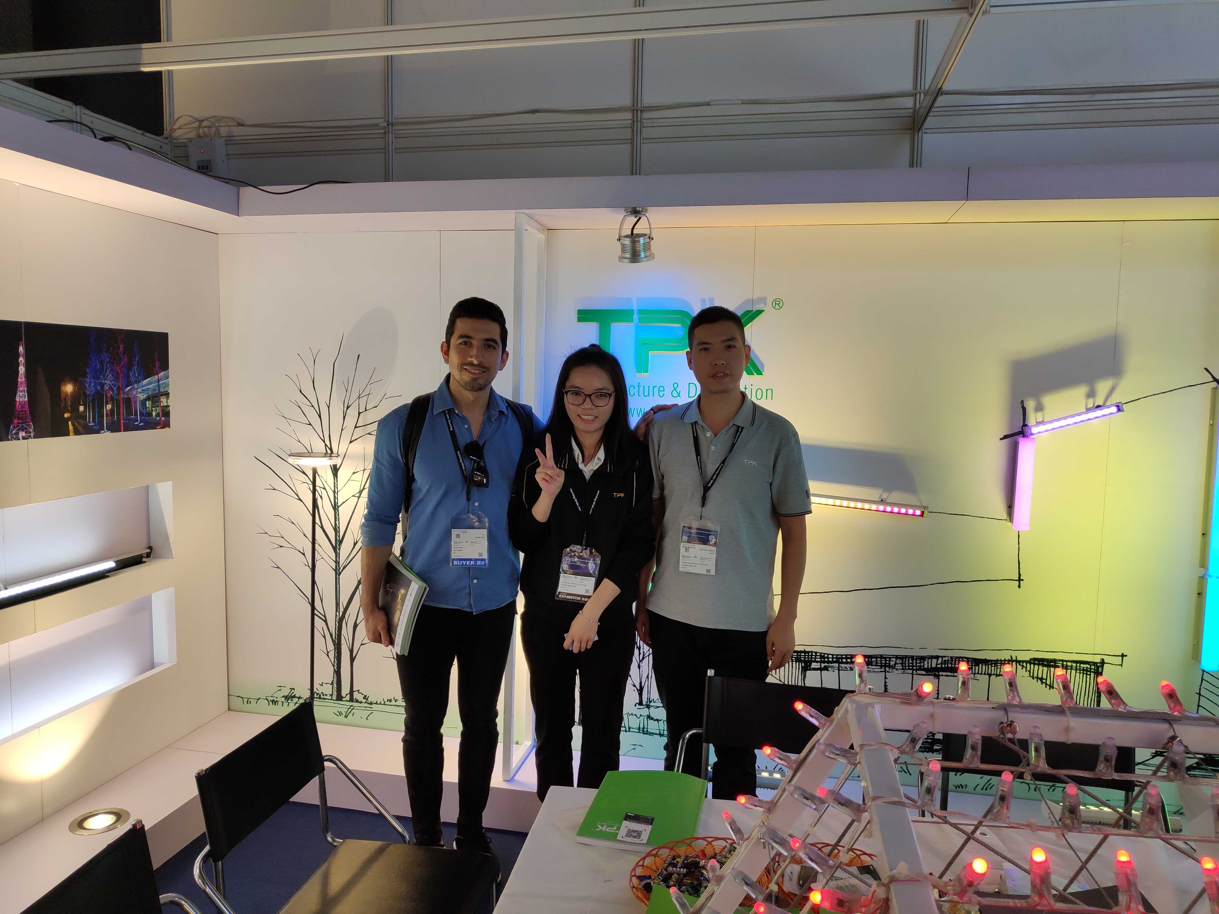 DMX512 control systems presented to visitors.
