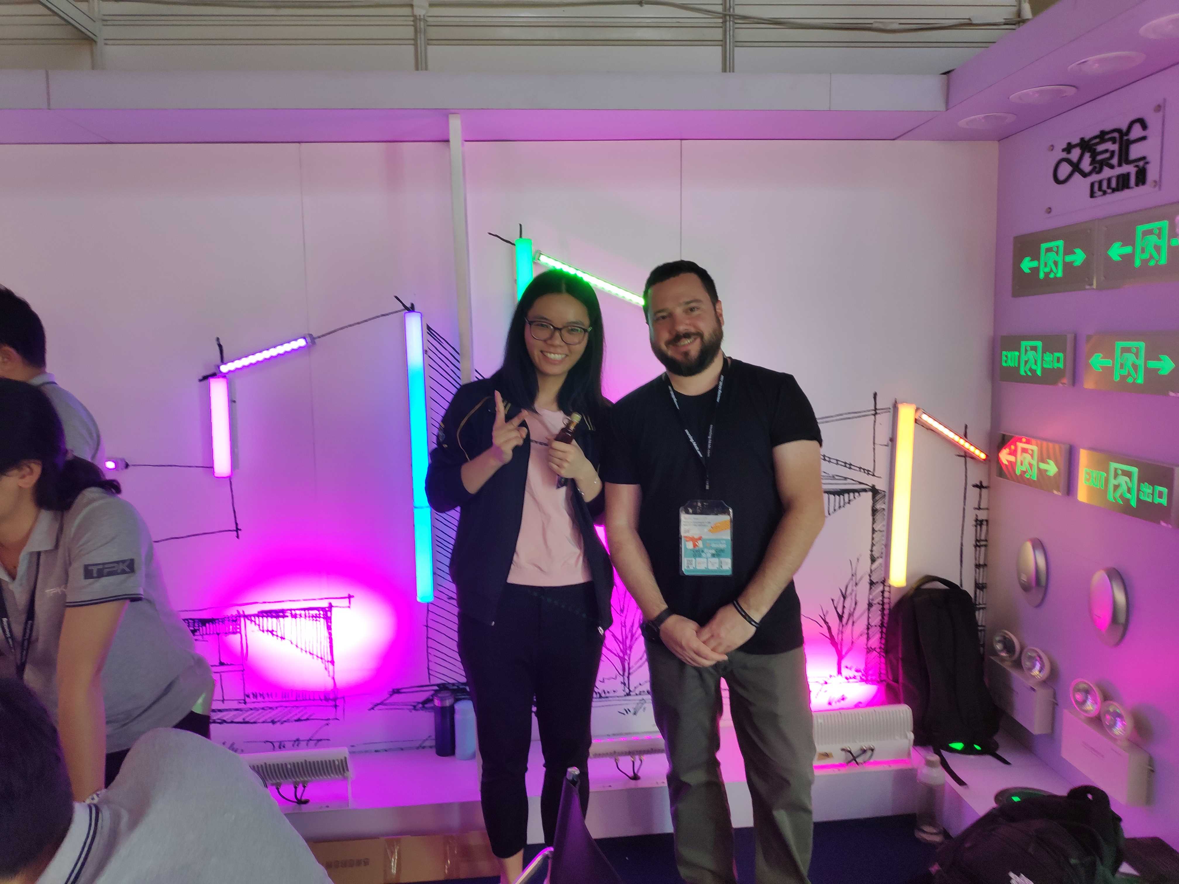 TPK Lighting team at the 20th HKTDC Autumn Lighting Fair.