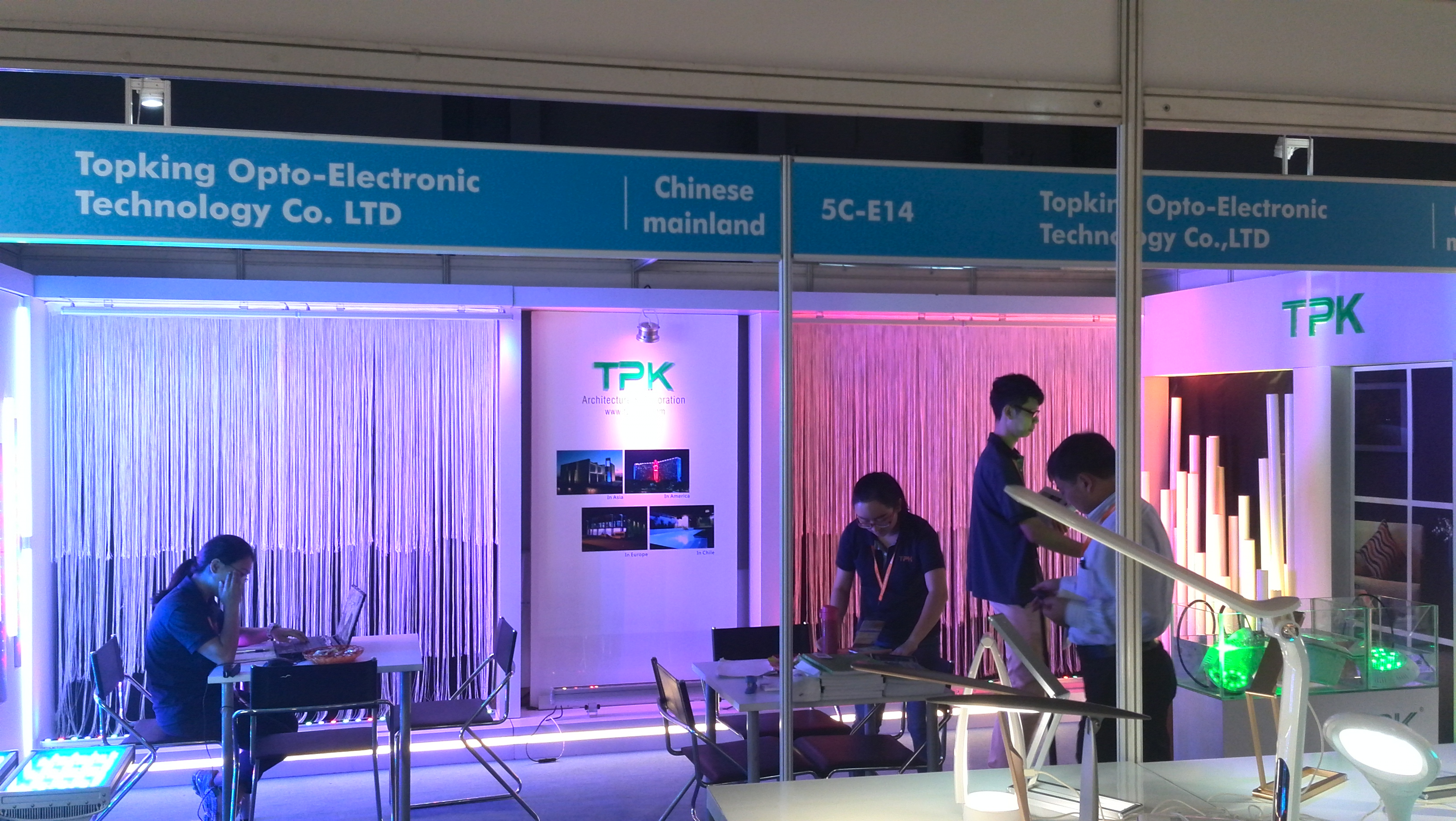 TPK Lighting at the HKTDC Autumn Lighting Fair.