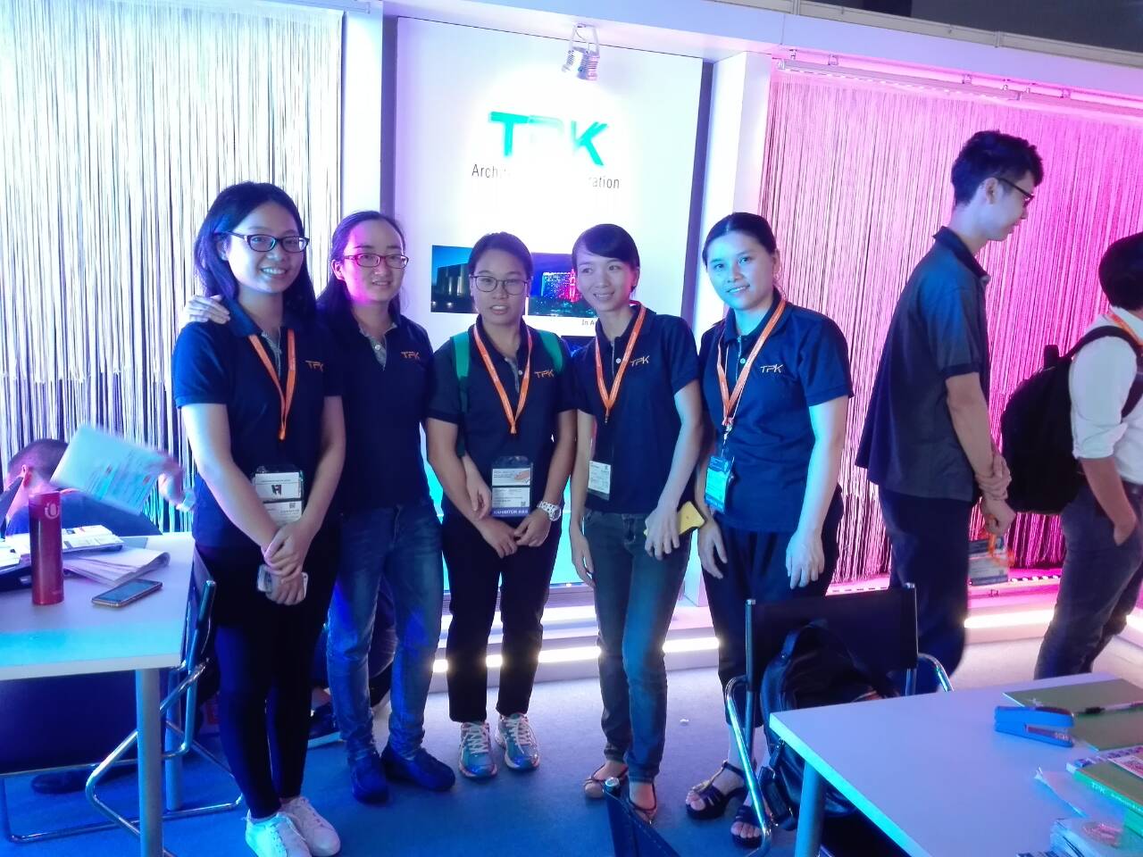 TPK Lighting team at the HKTDC Hong Kong International Lighting Fair 2016.