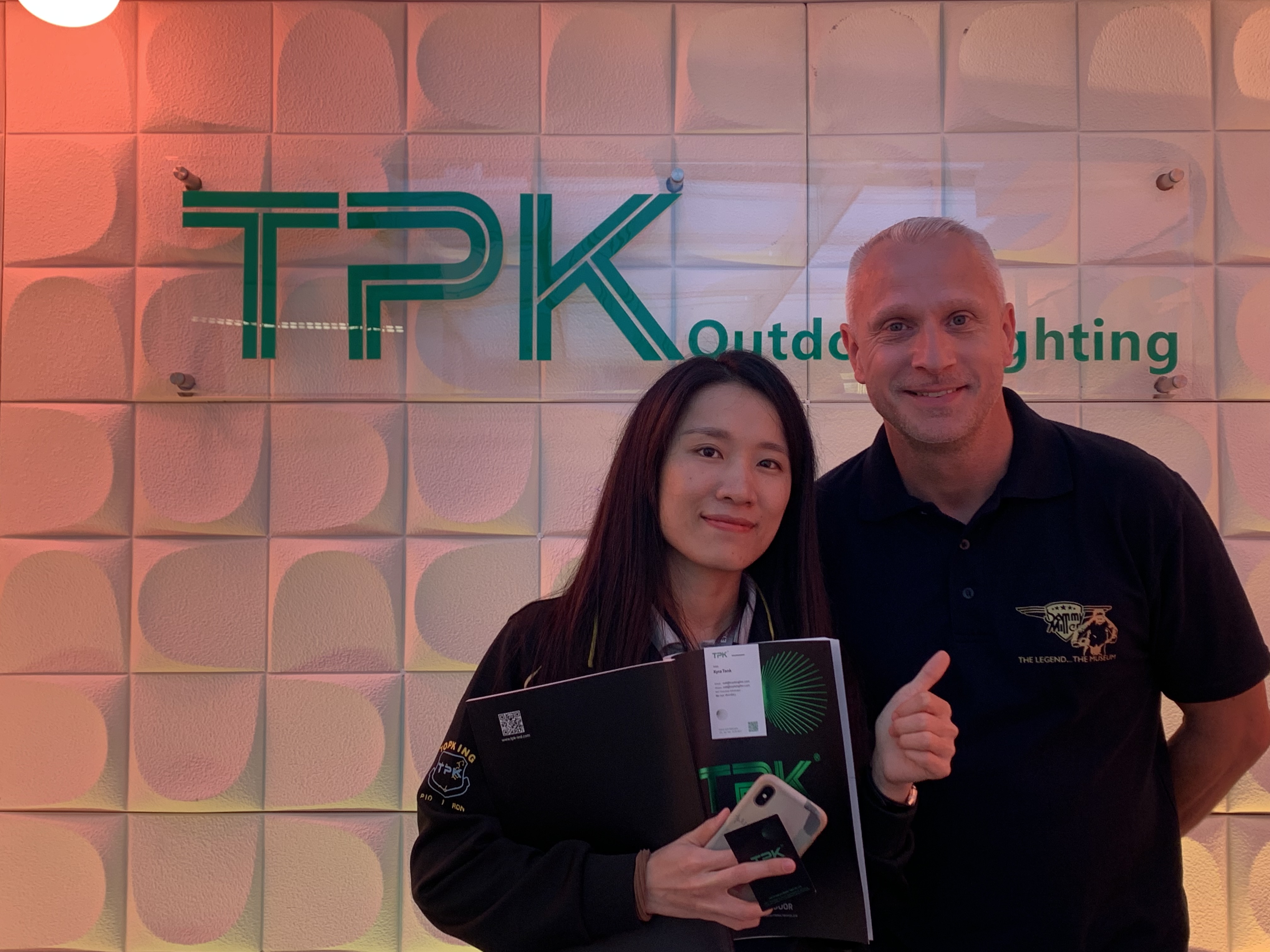 TPK Lighting team at the 25th HKTDC Autumn Lighting Fair.