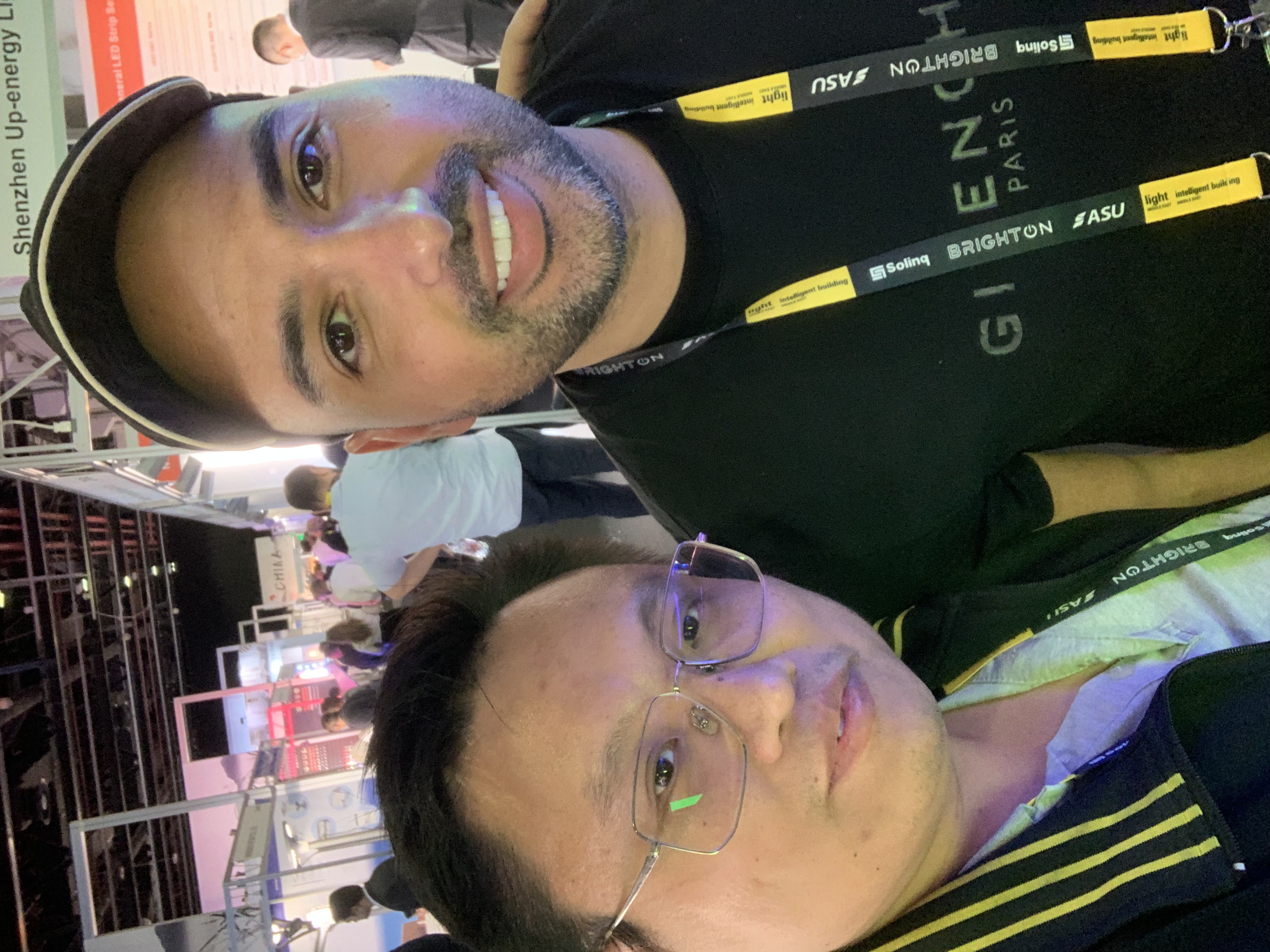 TPK Lighting team at Light Middle East 2023, Dubai.
