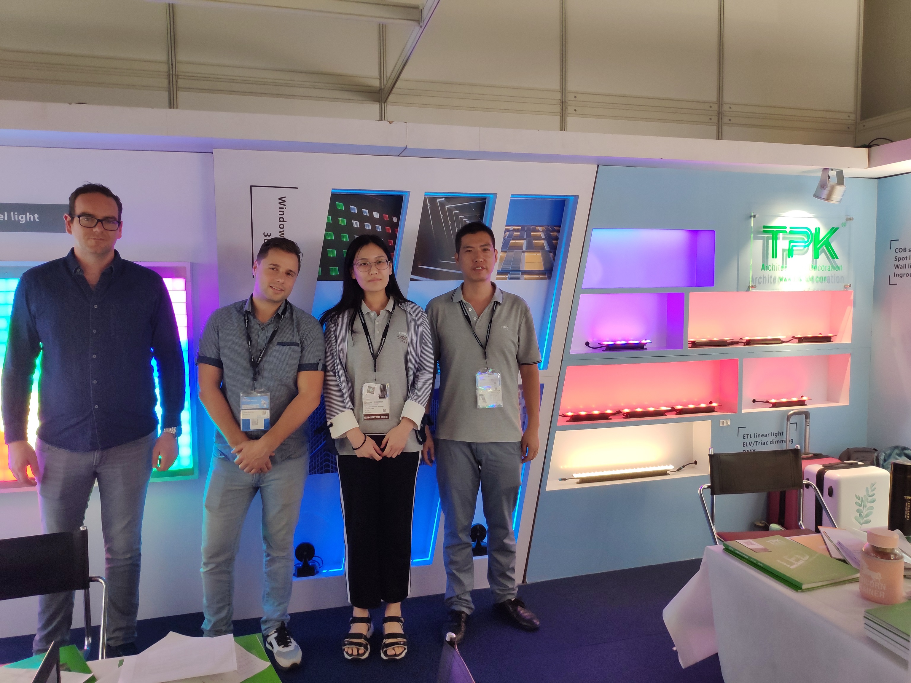 TPK Lighting team at Light + Building Frankfurt 2018.
